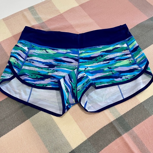 Lululemon Speed Short Seven Wonders Wave Blue - Picture 4 of 8